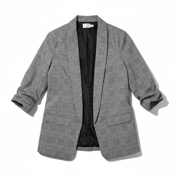 Time and Tru Plaid Blazer | Fully Lined | Size M (8–10) - Picture 7 of 11